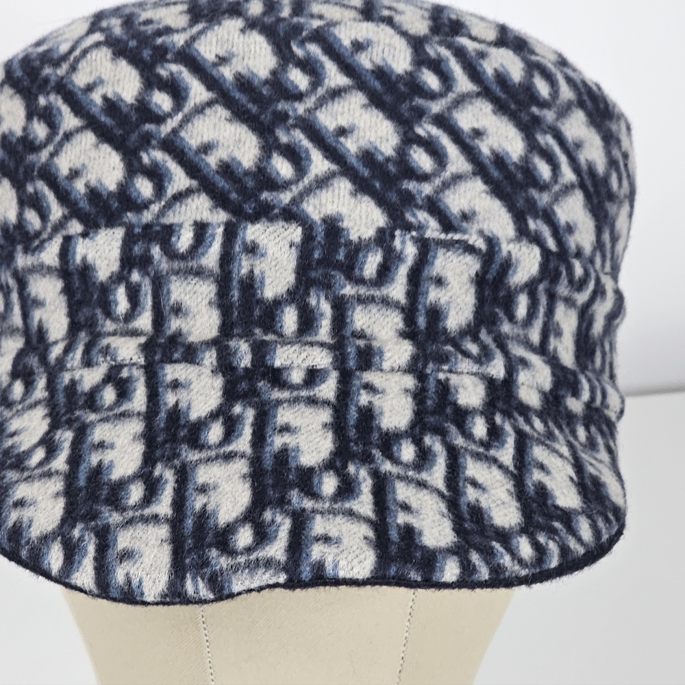 Pre Loved Christian Dior Wool Newsboy Cap View 4